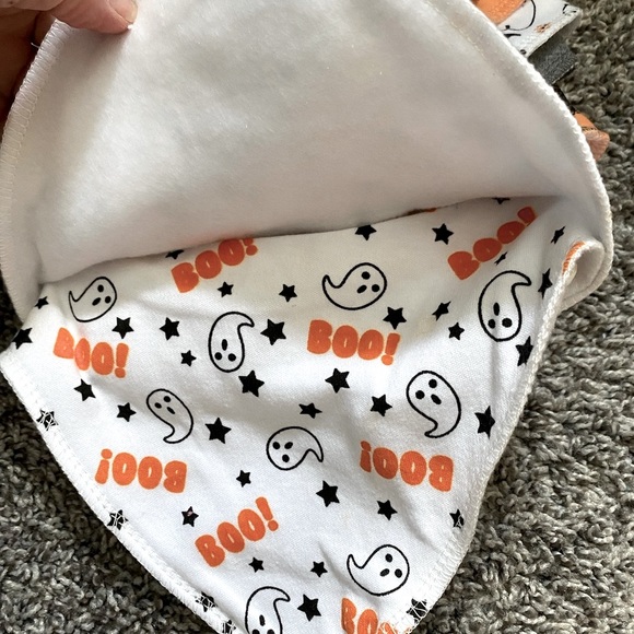 🎃🕷 (8) Spooky Halloween Baby Drool Bibs Lot - Picture 5 of 6